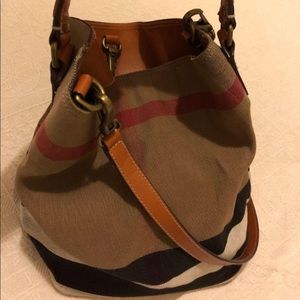 Authentic Burberry hobo